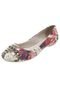 Sapatilha FiveBlu Floral Bege - Marca FiveBlu