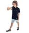Camisa Juvenil Masculina Gola Dupla Trick Nick Azul - Marca Trick Nick
