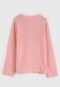 Cardigan Elian Infantil Liso Rosa - Marca Elian