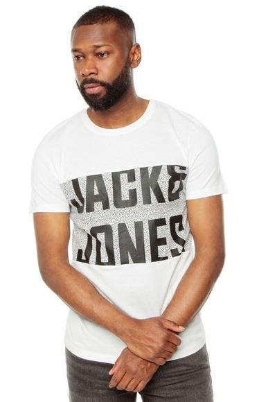 Camiseta blanca jack and jones best sale