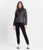 Jaqueta Puffer Juvenil Feminina Minty Preto - Marca MINTY