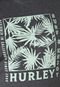Camiseta Plus Size Hurley Frond Bomb Over Grafite - Marca Hurley