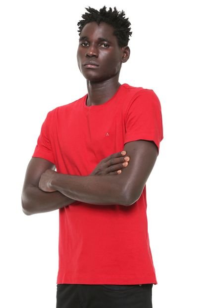 Camiseta Aramis Regular Fit Vermelha - Marca Aramis
