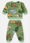 Conjunto com Blusão e Calça para Bebê Menino Up Baby Verde - Marca Up Baby