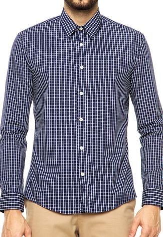 Camisa Luigi Bertolli Azul - Compre Agora