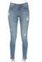 Calça Jeans Colcci Skinny Fátima com Aplicação Azul - Marca Colcci