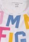 Camiseta Tommy Hilfiger Kids Menino Escrita Cinza - Marca Tommy Hilfiger Kids