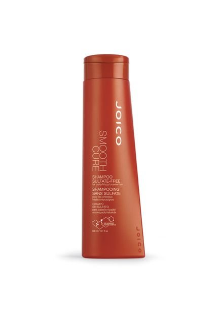 Shampoo Joico Smooth Cure Sulfate-Free For Curly/Frizzy/Coarse Hair 300ml - Marca Joico