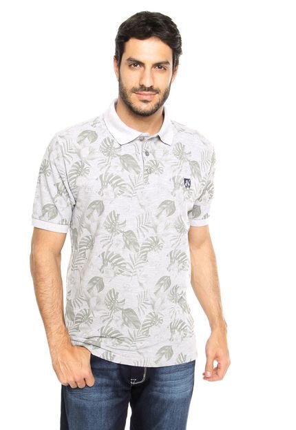 Camisa Polo Mr Kitsch Botanical Paradise Cinza - Marca MR. KITSCH