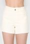 Short Sarja Colcci Carol Off-White - Marca Colcci