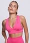 Top Feminino Vekyo Fitness com Bojo Vick Rosa - Marca VEKYO