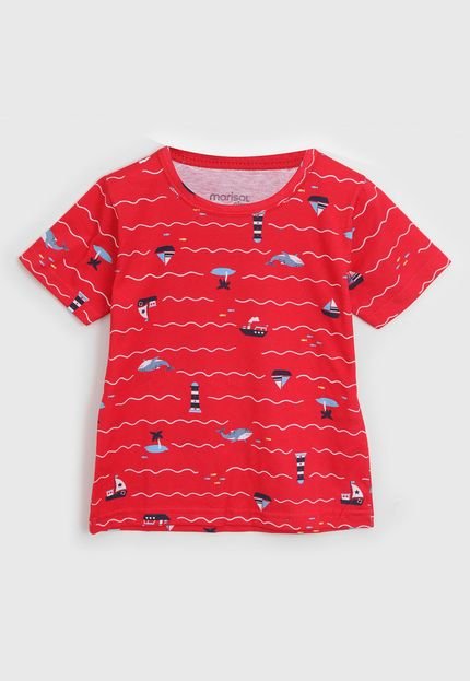 Camiseta Marisol Play Infantil Mar Vermelha - Marca Marisol Play