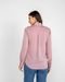 Blusa Acetinada Manga Longa Gola Virada Rose - Marca POLLEN