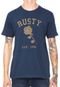 Camiseta Rusty Rose Azul - Marca Rusty
