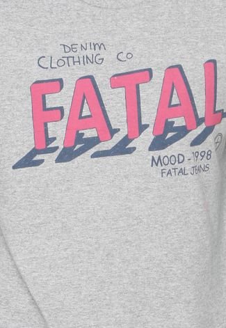 Camiseta Fatal Mood Cinza