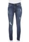 Calça Jeans Calvin Klein Jeans Skinny Destroiyed Azul - Marca Calvin Klein Jeans