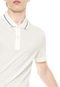 Camisa Polo Lacoste Regular Listras Off-white - Marca Lacoste