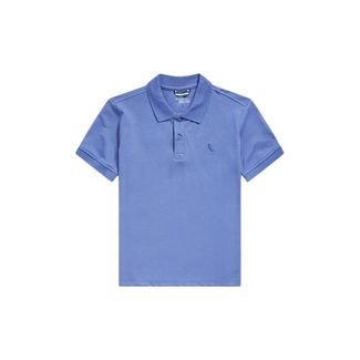 Polo Pima Piquet Reserva Mini Azul