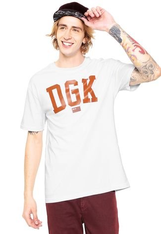 Camiseta DGK Past Time Branca