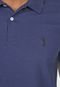 Camisa Polo Aleatory Reta Logo Azul-Marinho - Marca Aleatory
