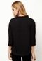 Blusa MNG Barcelona Pardito Preta - Marca MNG Barcelona