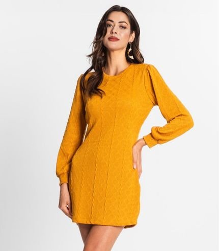 Vestido Feminino Manga Longa Endless Amarelo - Marca Endless