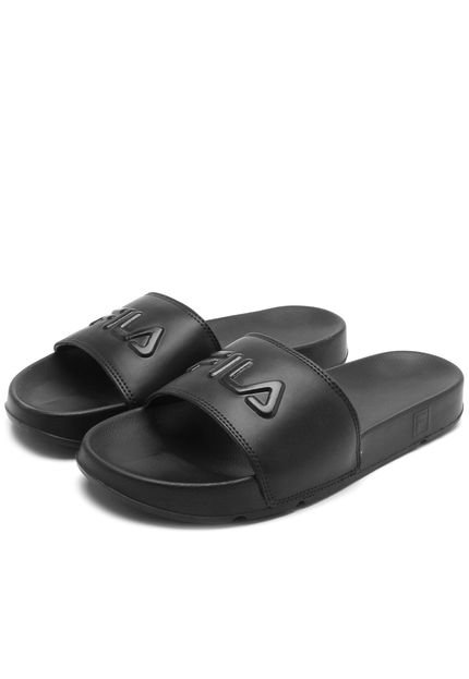 fila drifter slides black