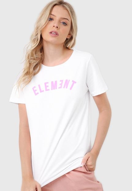 Blusa Element Logo Curve Branca - Marca Element
