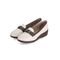 PICCADILLY MAXI - Sapato Loafer Beth Anabela Médio Off White - Marca Piccadilly