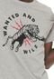 Camiseta FiveBlu Wanted and Wild Cinza - Marca FiveBlu