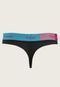 Cueca Calvin Klein Underwear Thong Slip Pride Preta - Marca Calvin Klein Underwear