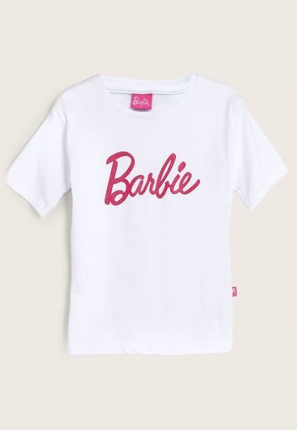 Blusa Infantil Fakini Barbie Branca - Marca Fakini