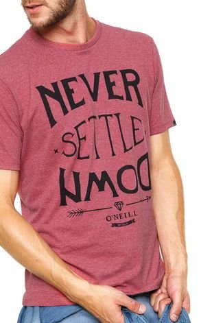 Camiseta O'Neill Never Sett Vermelha