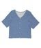 Camisa Feminina Viscose Creponada Rovitex Azul - Marca Rovitex