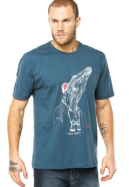 Camiseta Billabong Whale Wather Azul - Marca Billabong
