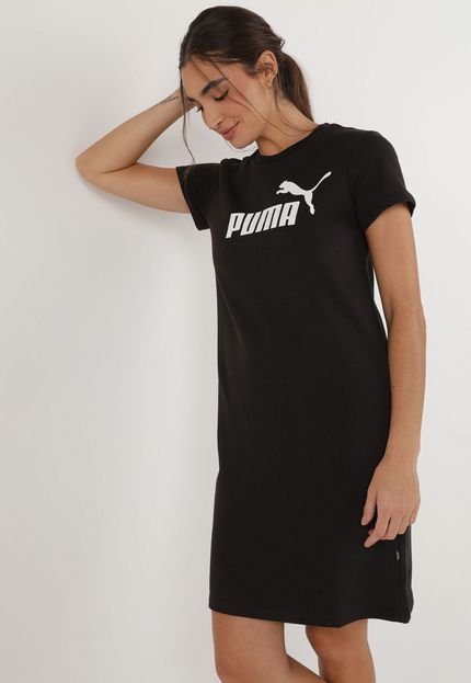 Vestido Puma Curto Logo Preto - Marca Puma