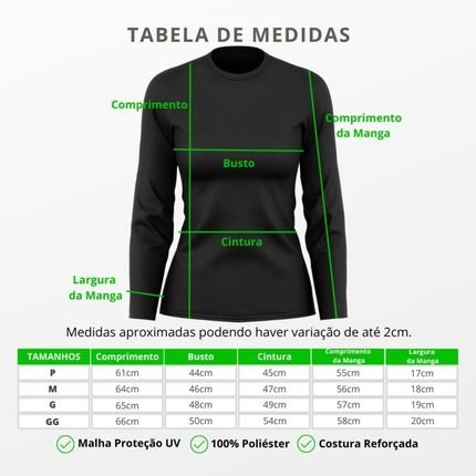 Kit 5 Camisetas Feminina Dry Fit Básica Lisa Proteção Solar UV Térmica Blusa Academia Esporte Camisa - Marca ADRIBEN