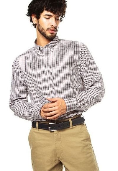 Camisa online blanca dockers