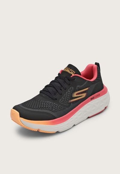 Zapatos skechers negro naranja online