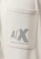 Calça de Moletom AX ARMANI EXCHANGE Jogger Logo Cinza - Marca AX ARMANI EXCHANGE