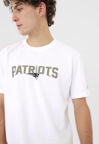 Camiseta New Era England Patriots Branca