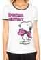 Camiseta FiveBlu Snoopy Delivery Branca - Marca FiveBlu