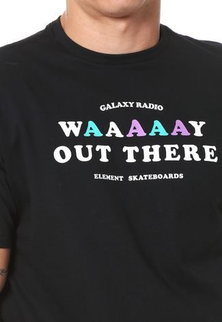 Camiseta Element Galaxy Radio Preta