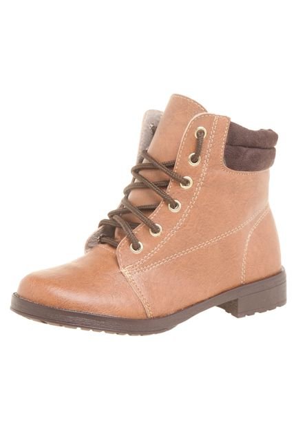 Bota FiveBlu Coturno Caramelo - Marca FiveBlu