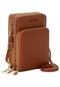 Bolsa Feminina Porta Celular Shoulder Bag Star Shop Transversal Carteira Marrom - Marca STAR SHOP