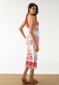 Vestido FARM Midi Coqueiro Majestoso Off-White - Marca FARM