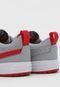 Tênis Nike Infantil Pico 5 Cinza/Vermelho - Marca Nike