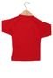 Camiseta Elian Manga Longa Menino Vermelho - Marca Elian