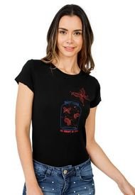 Camiseta Negro  Womanpotsherd Frasco