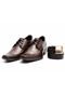 Kit Sapato Social Brothers Shoes Cinto Marrom - Marca Pisa Forte